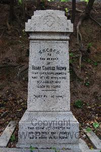 Hong Kong Cemetery - Brown, Henry Charles